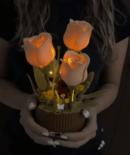 Whispers of Rose™ - Light-Up Rose Bouquet Set